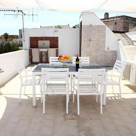 Appartamento Margothouse White Blue Arancio Favignana